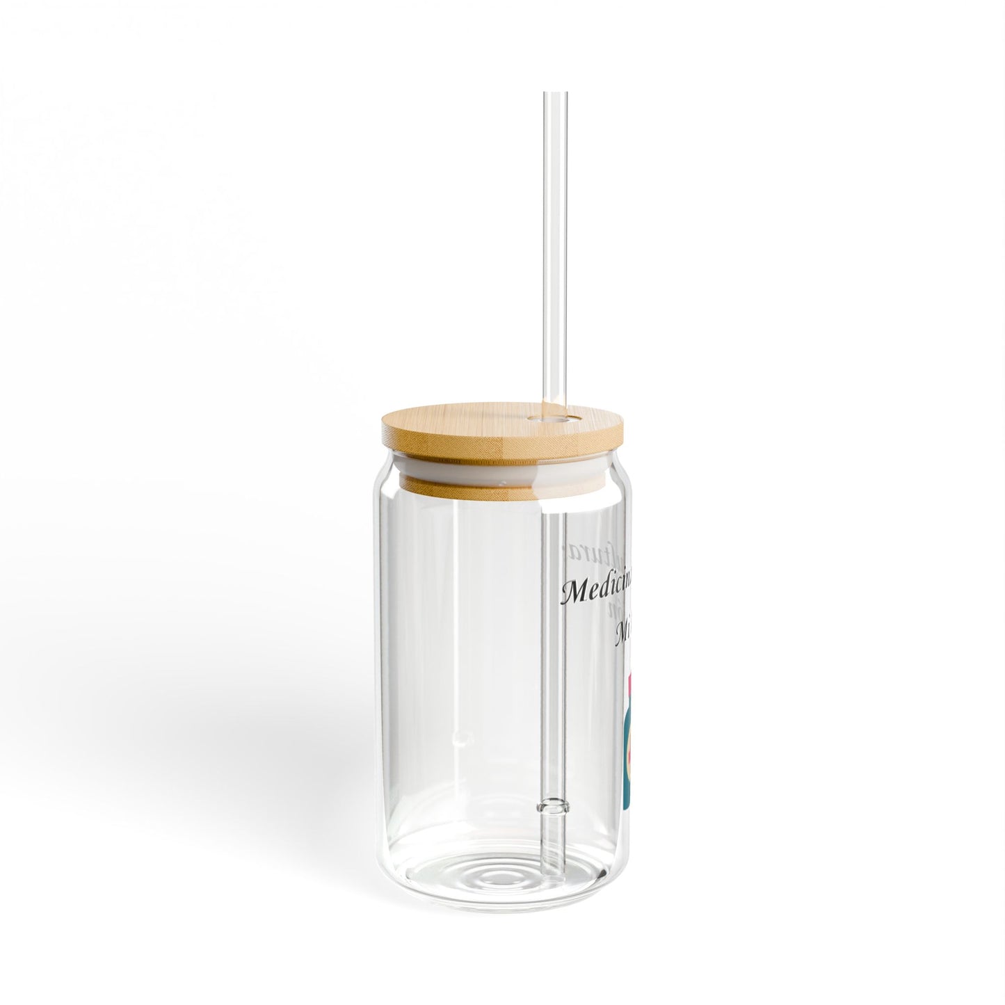 Stylish Sipper Glass with Eco-Friendly Bamboo Lid