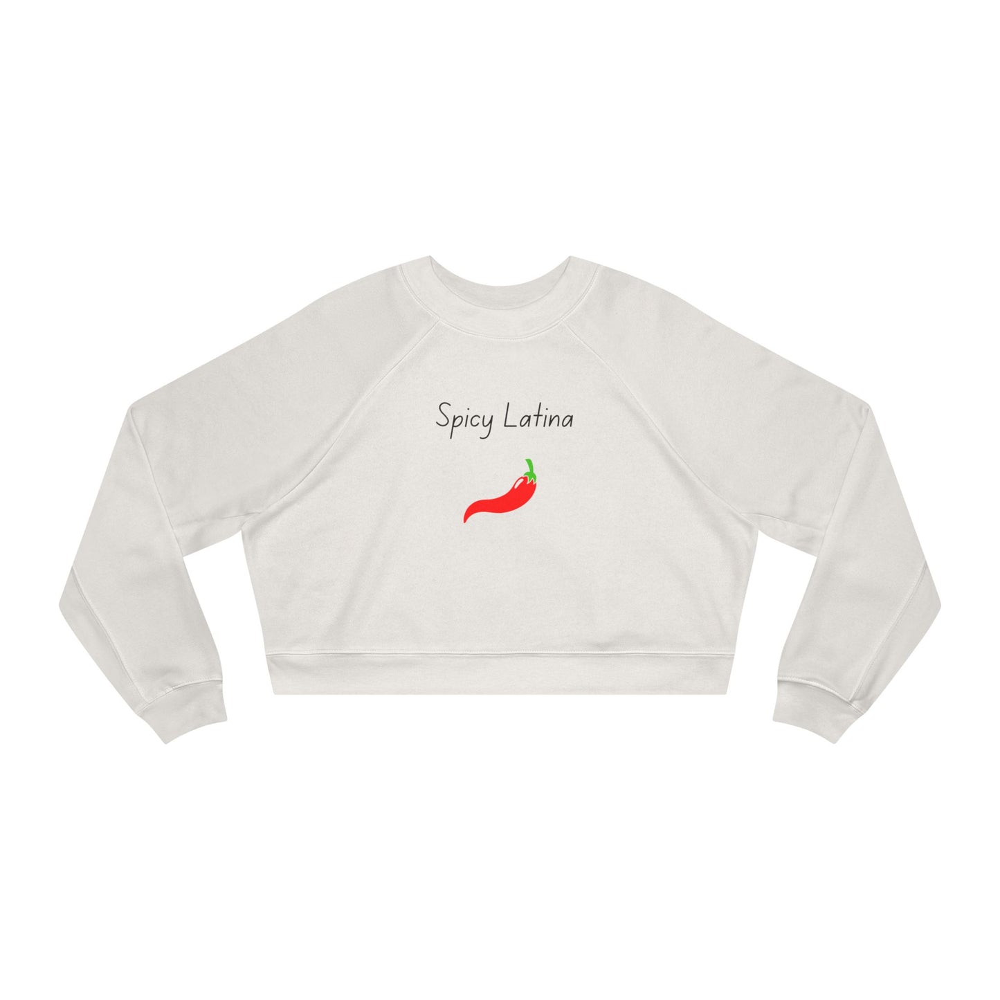 Spicy Latina Cropped Fleece Pullover