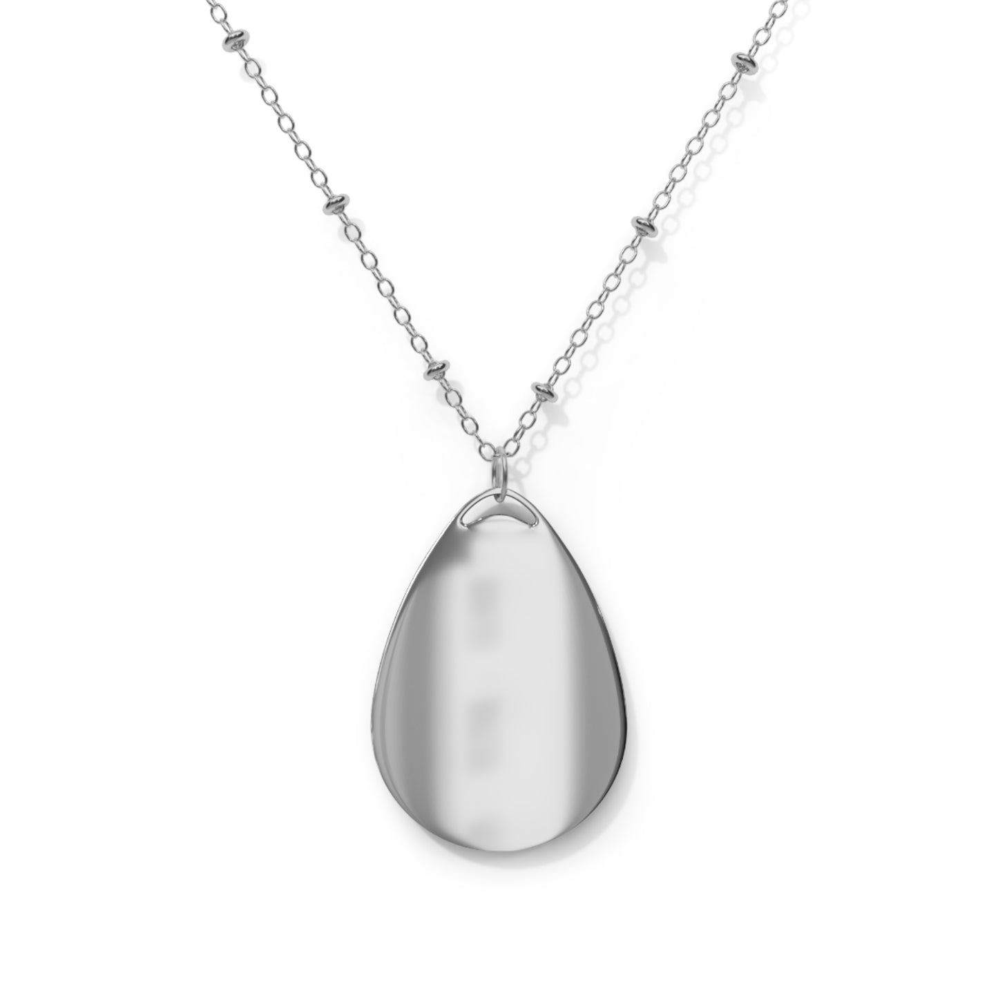 Empowered Latina Oval Necklace