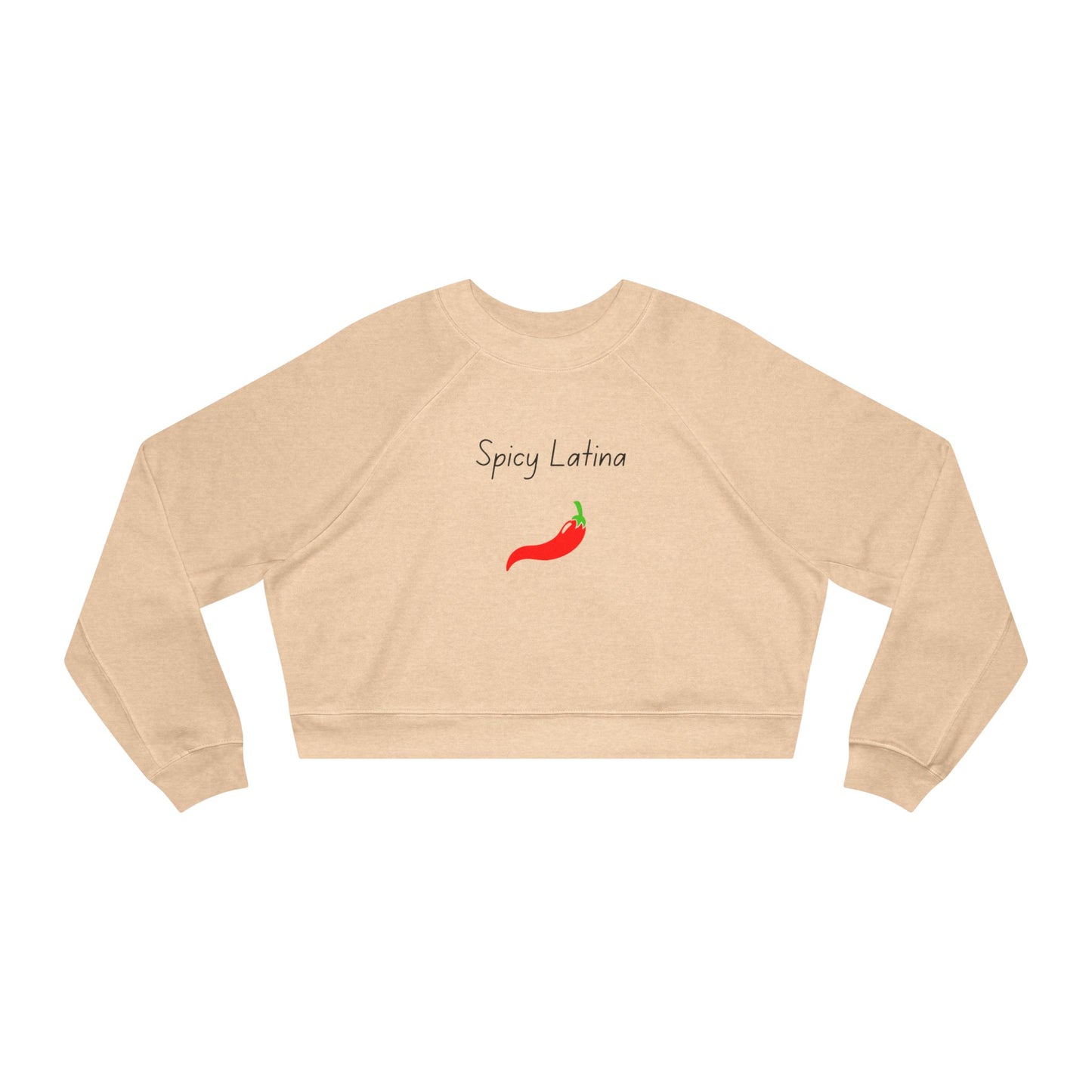 Spicy Latina Cropped Fleece Pullover