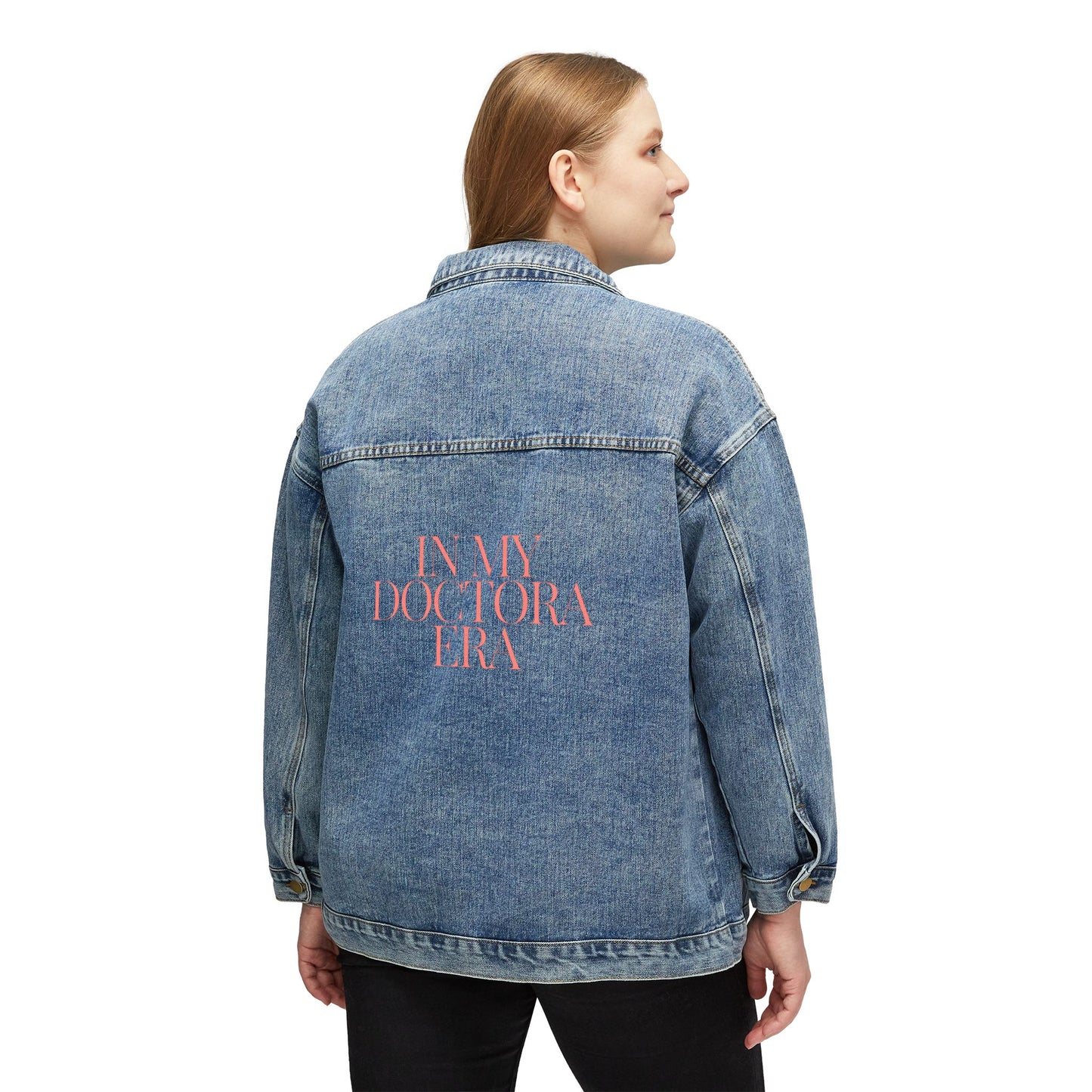 Chic Women’s Denim Jacket — Vintage Style Jean Jacket