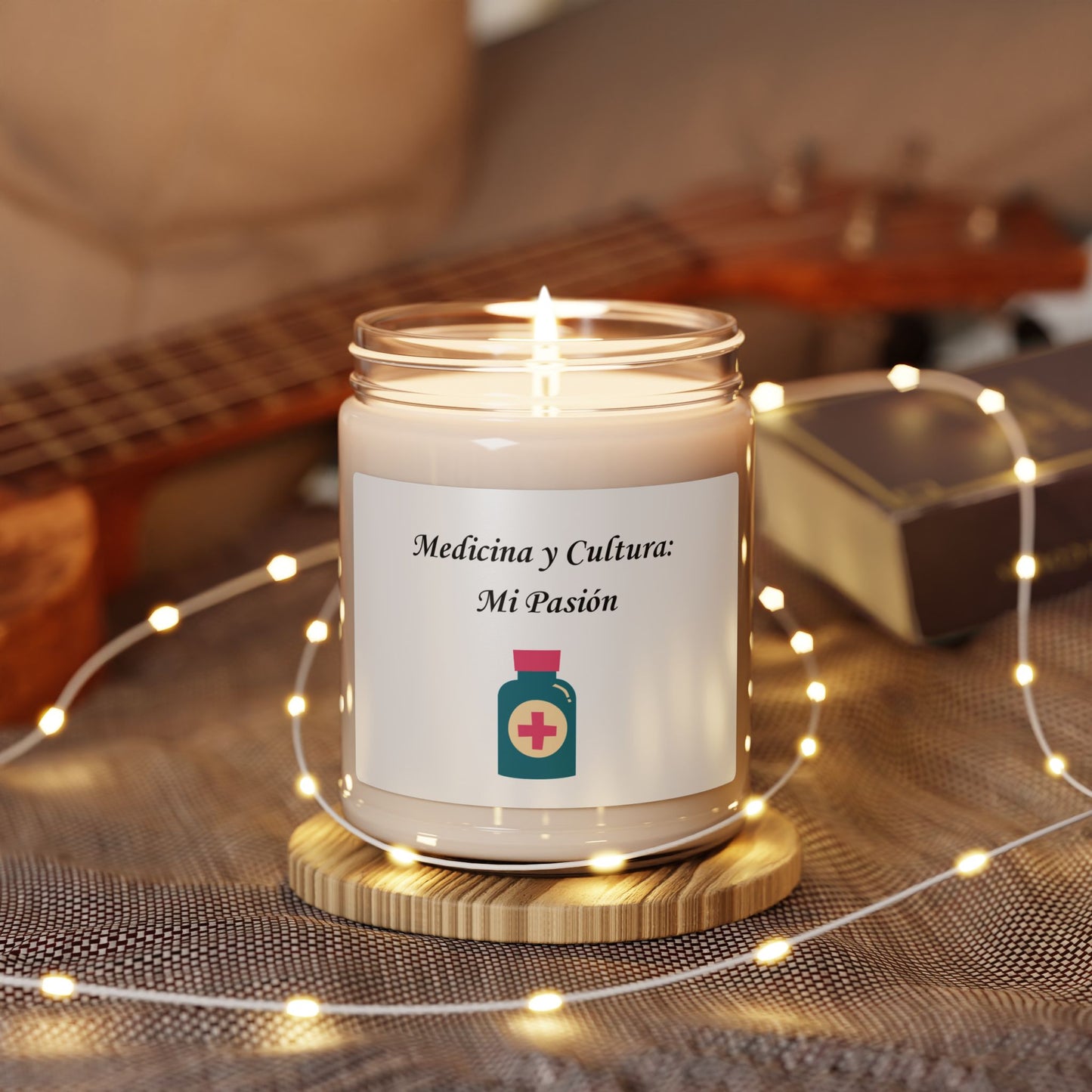 Medicina y Cultura: Mi Pasion- Scented Soy Candle, 9oz