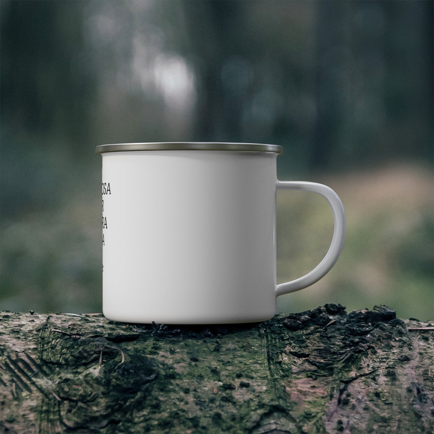 Proud Latina Doctor Enamel Camping Mug