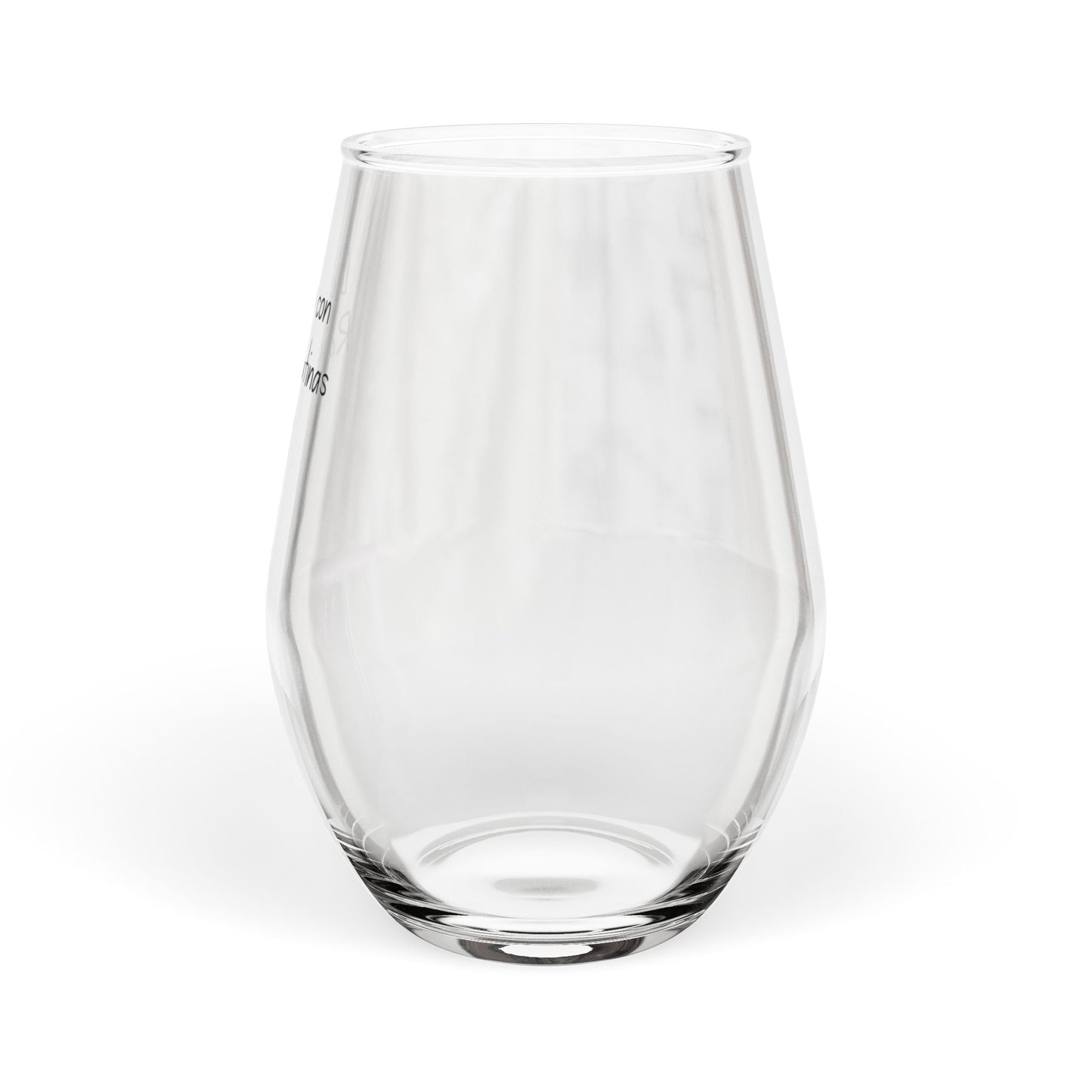 Stemless Wine Glass – "Doctoras (con) Raíces Latinas"
