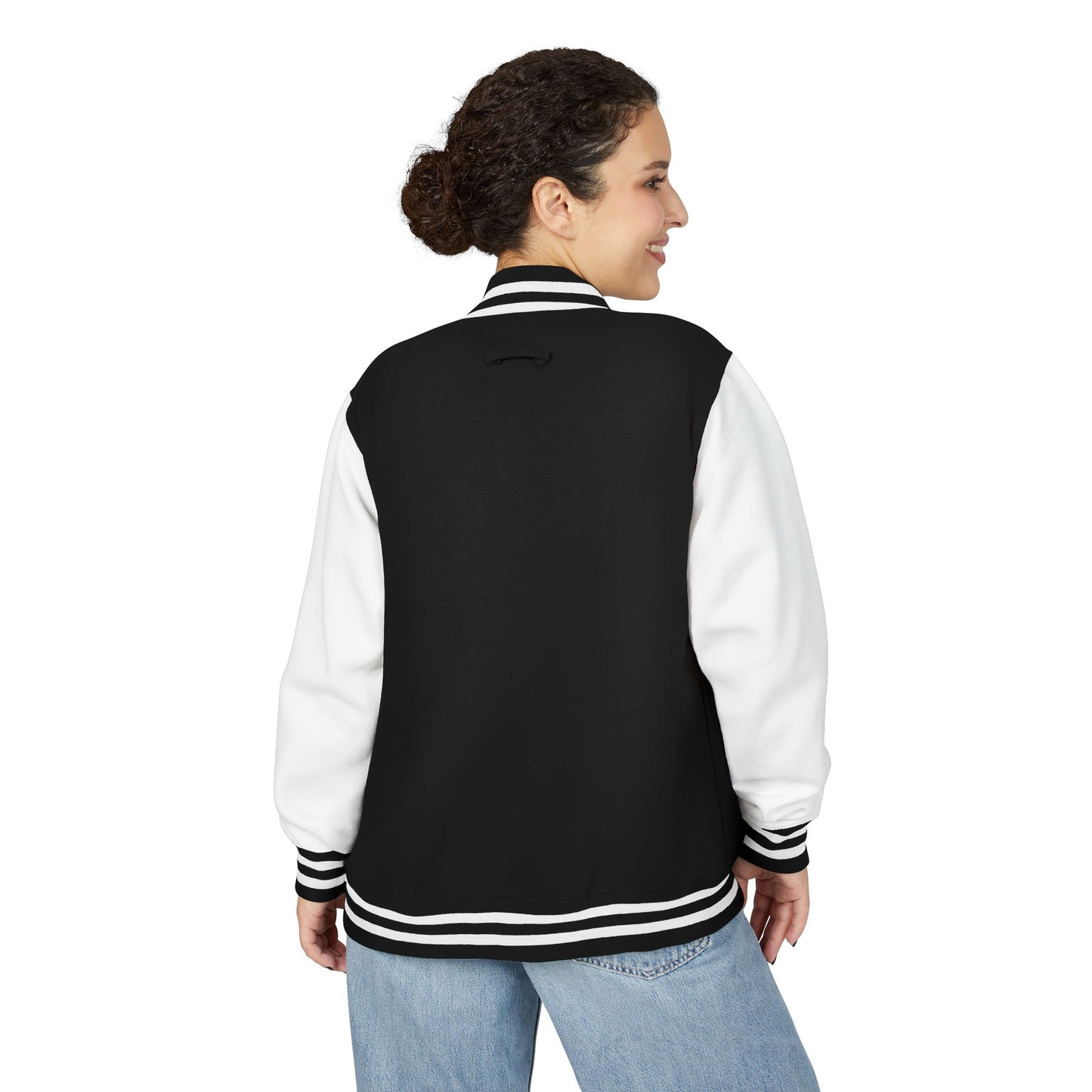 Empowered Latina Stylish Letterman Jacket
