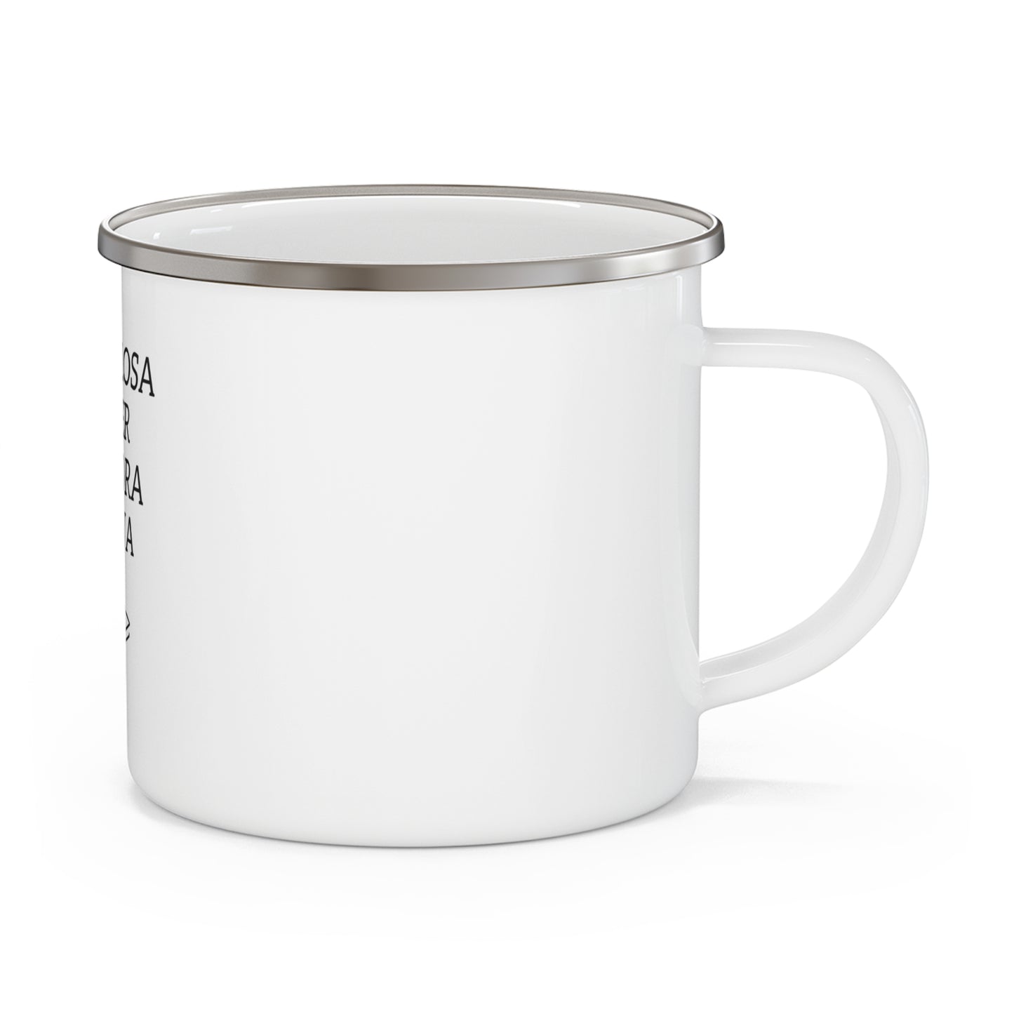 Proud Latina Doctor Enamel Camping Mug