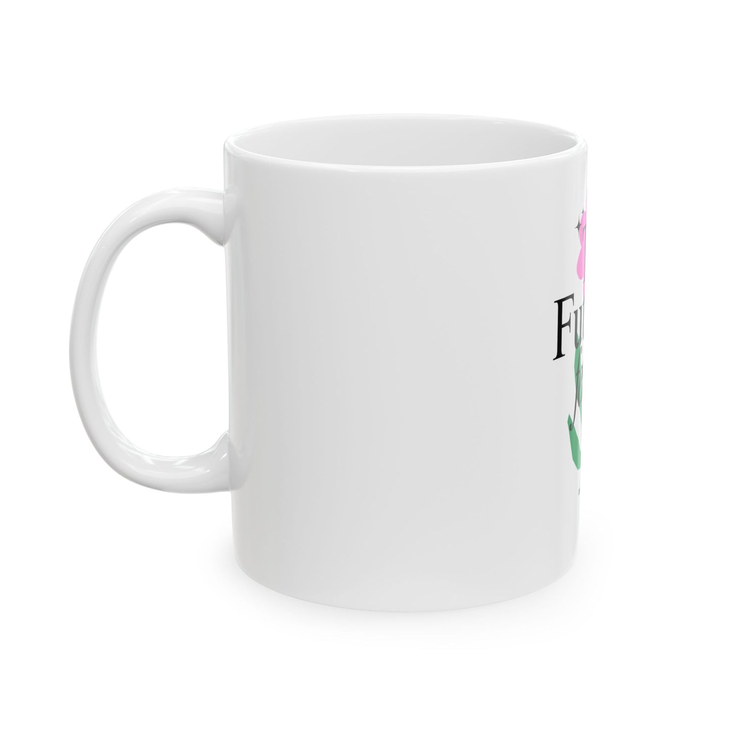 Empowering Ceramic Mug - "The Future is Female"