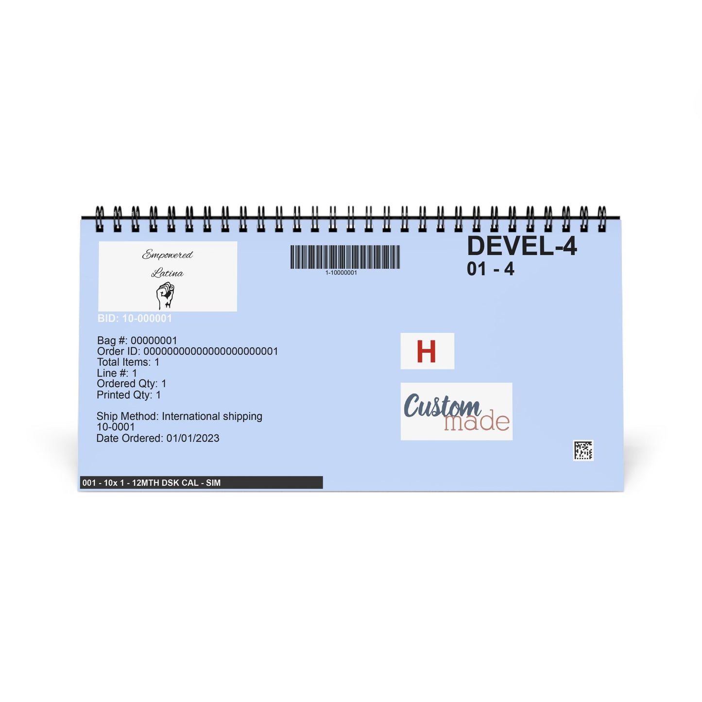 Empowered Latina: 2025 Desktop Calendar