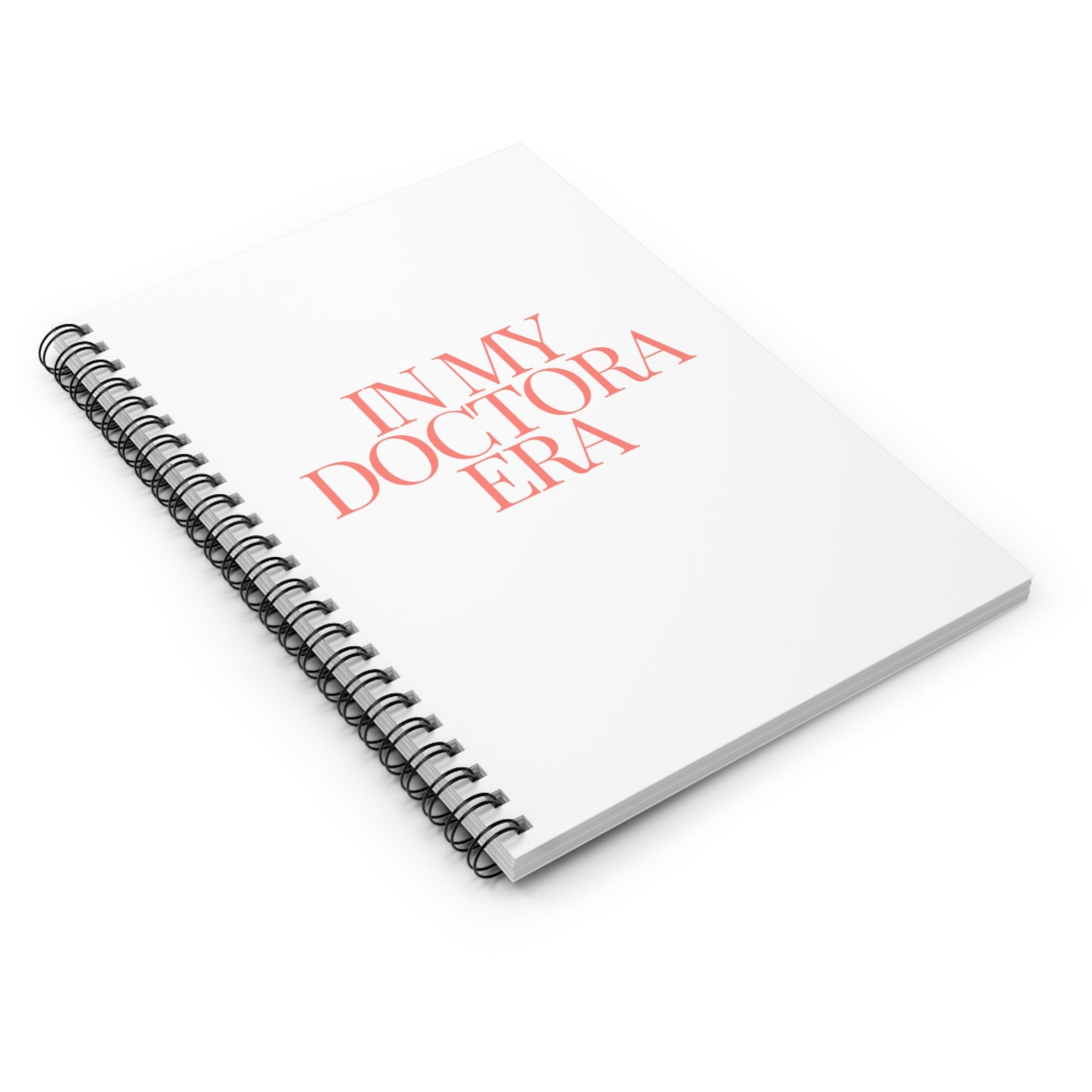 In My Doctora Era- Notebook (White)