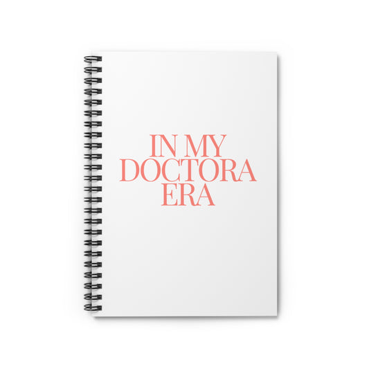 In My Doctora Era-  Notebook (White)