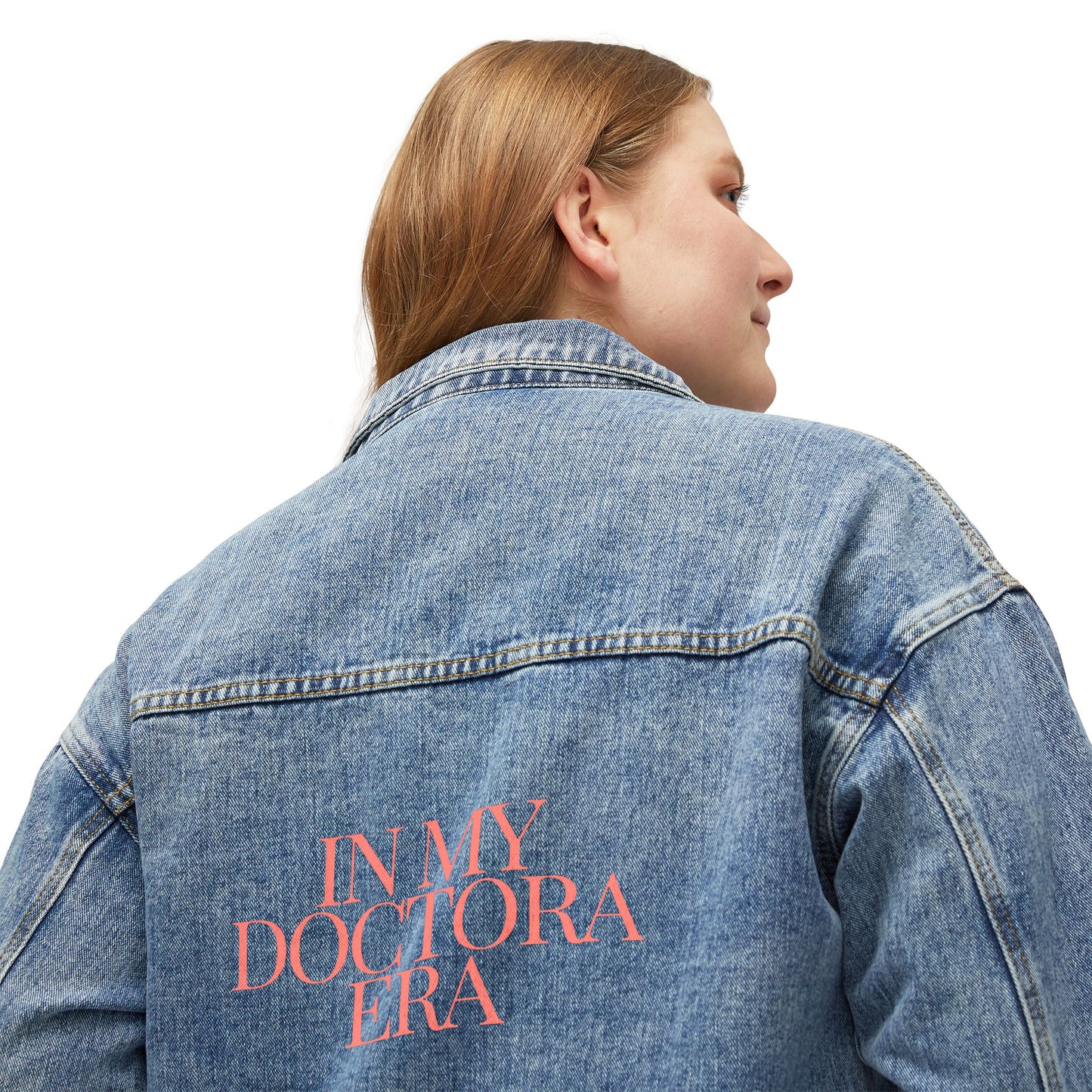 Chic Women’s Denim Jacket — Vintage Style Jean Jacket