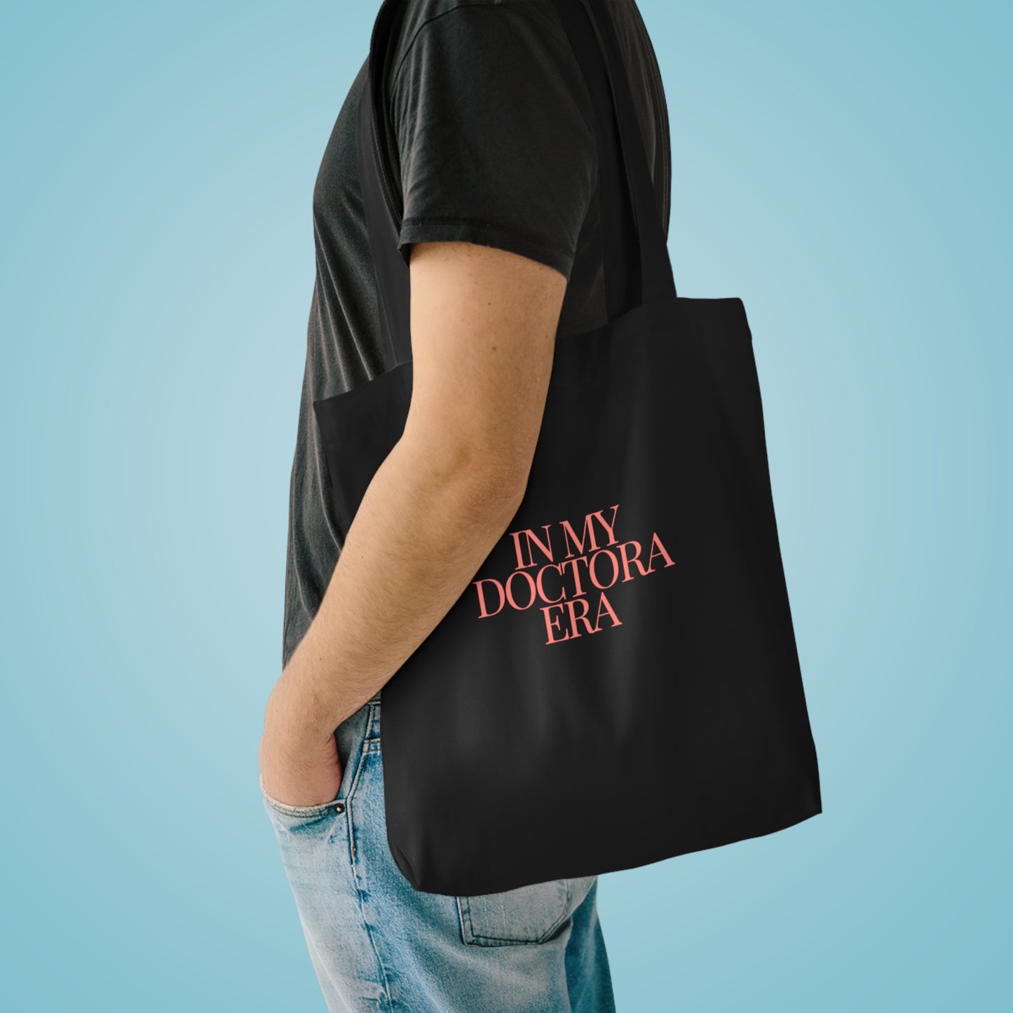 Chic 'In My Doctor Era' Cotton Tote Bag