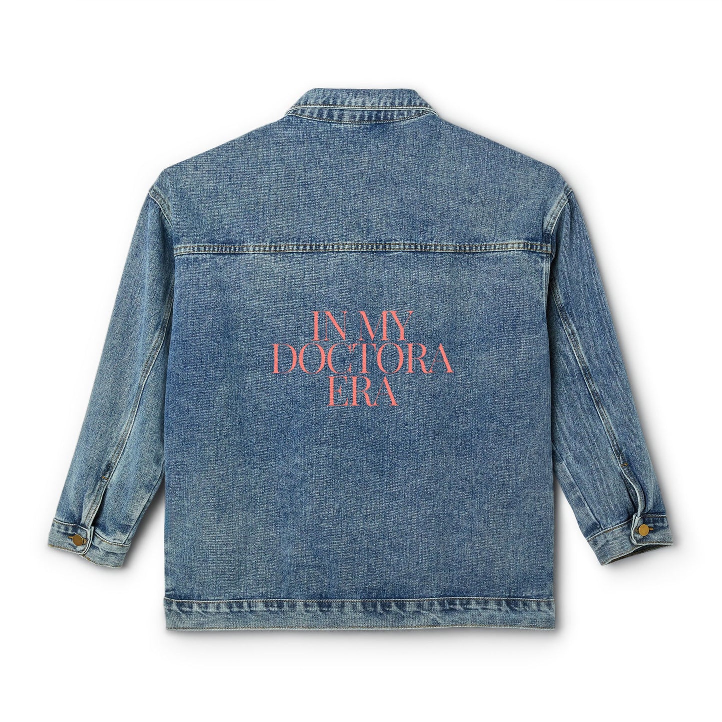 Chic Women’s Denim Jacket — Vintage Style Jean Jacket