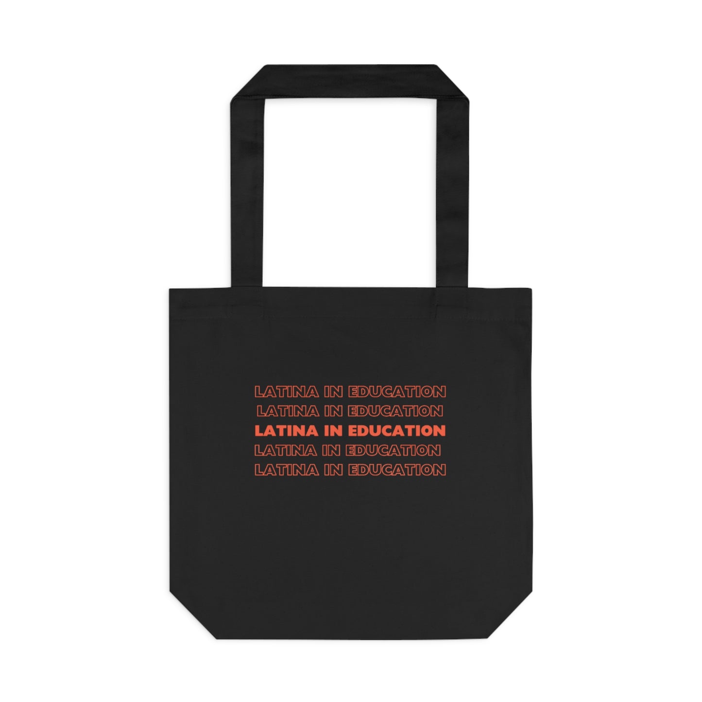Empowerment Cotton Tote Bag | Latina in Education | Eco-Friendly Reusable Bag, Gift for Students, School Essentials, Hispanic Heritage