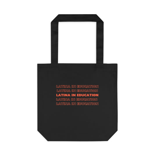 Empowerment Cotton Tote Bag | Latina in Education | Eco-Friendly Reusable Bag, Gift for Students, School Essentials, Hispanic Heritage