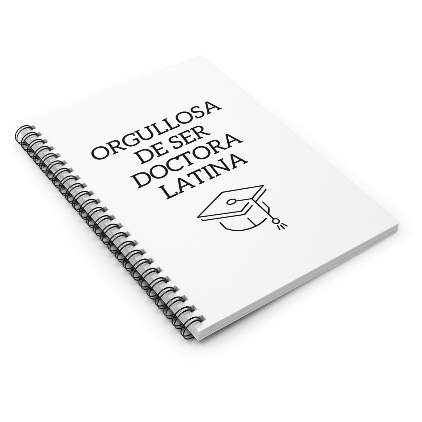 Orgullosa de Ser Doctora Latina - Spiral Notebook
