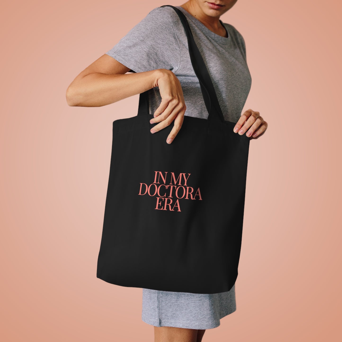Chic 'In My Doctor Era' Cotton Tote Bag