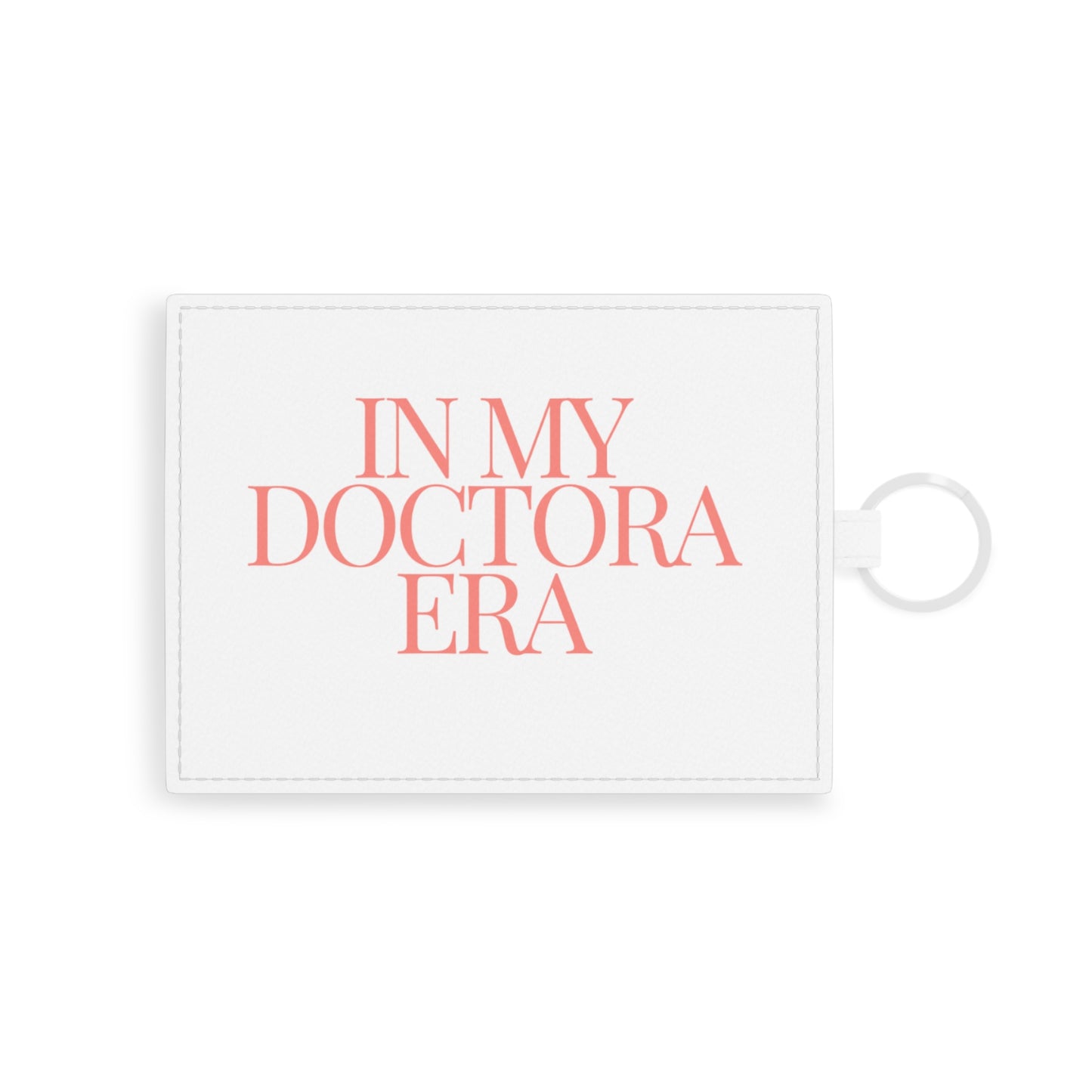 Stylish Leather Card Holder for Doctors – “In My Doctora Era”