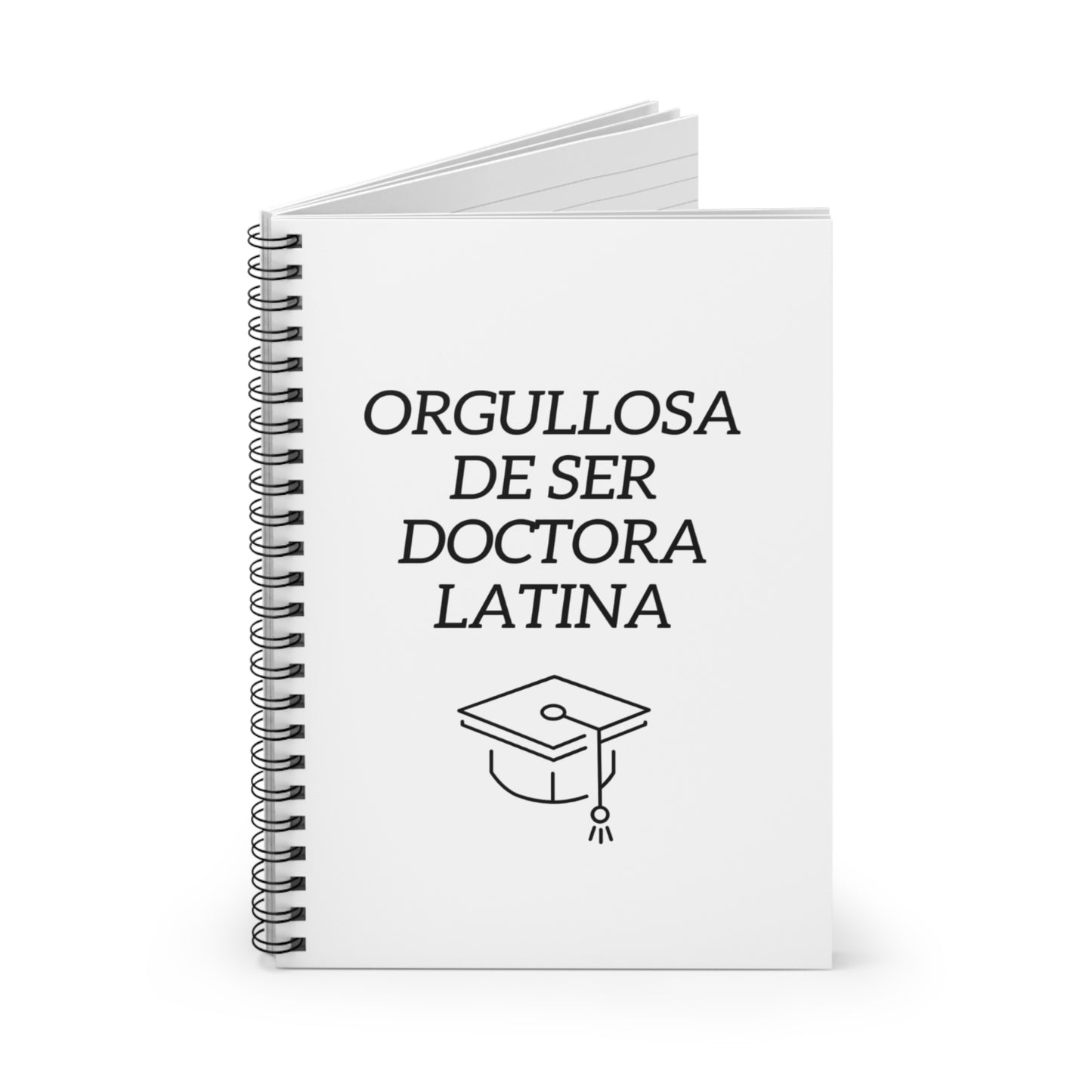 Orgullosa de Ser Doctora Latina - Spiral Notebook