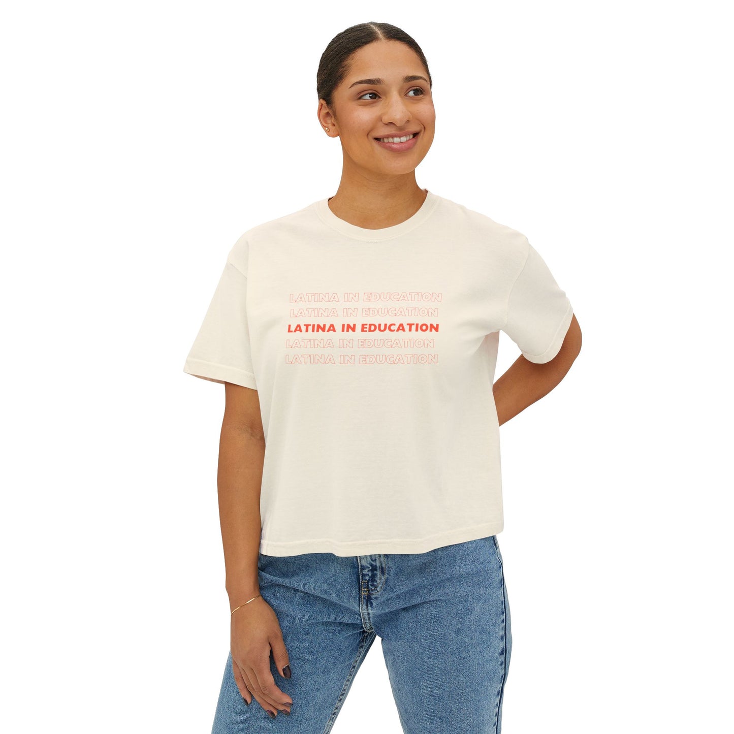 Empowering Latina Education Women's Boxy Tee