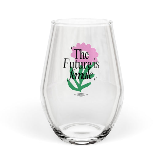 Empowering Stemless Wine Glass