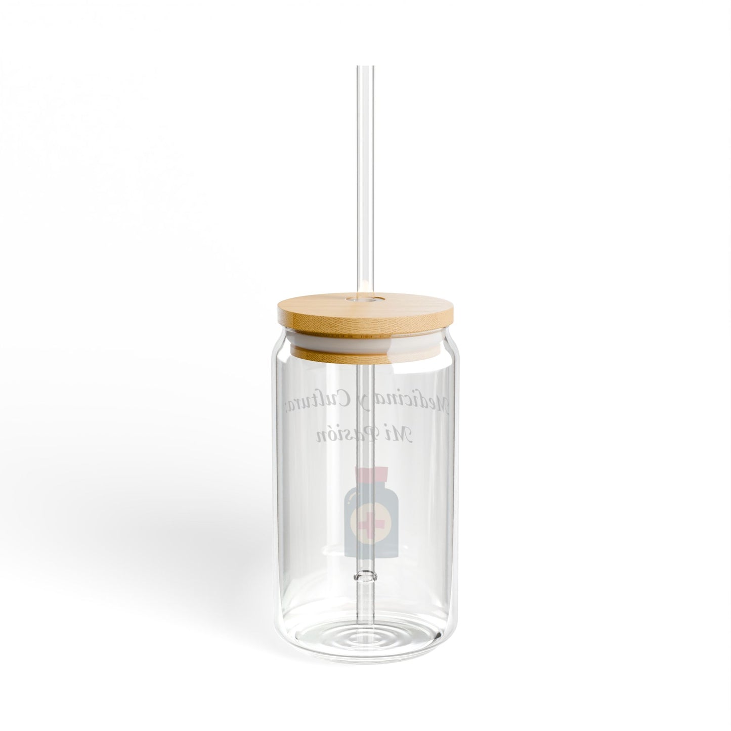 Stylish Sipper Glass with Eco-Friendly Bamboo Lid