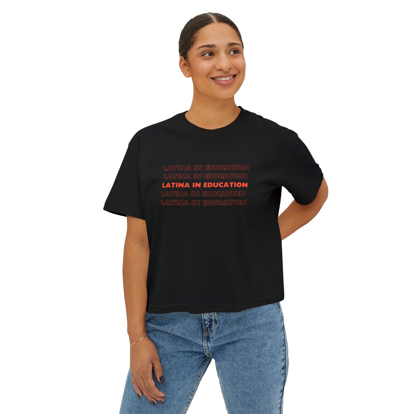 Empowering Latina Education Women's Boxy Tee